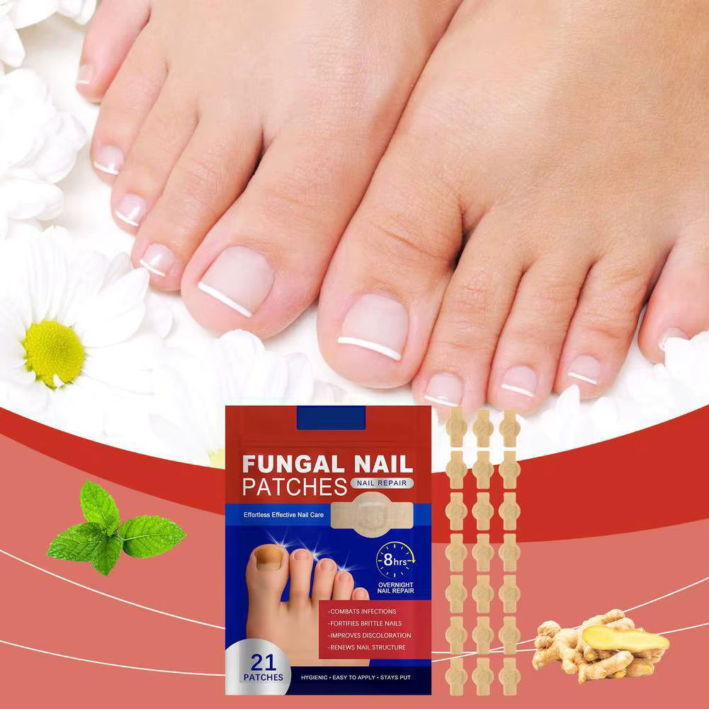 NailFix Pro - Parches para hongos en uñas de pies - 21 parches